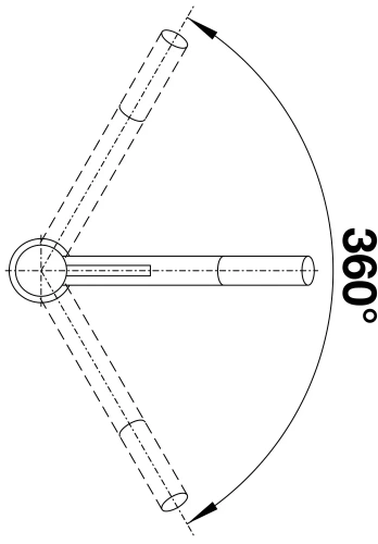 Смеситель Blanco Kano 525033 Silgranit кофе фото 2