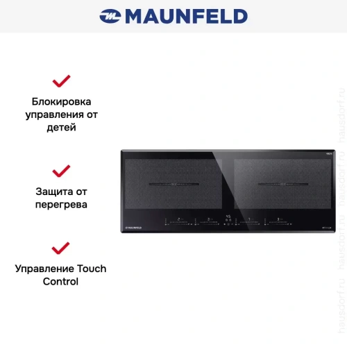 Индукционная варочная панель Maunfeld CVI904SFLBK LUX Inverter фото 7