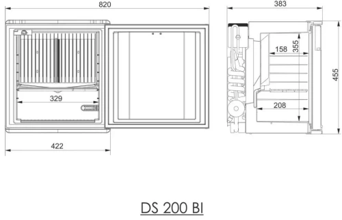 Встраиваемый минибар Dometic DS 200 BI фото 8