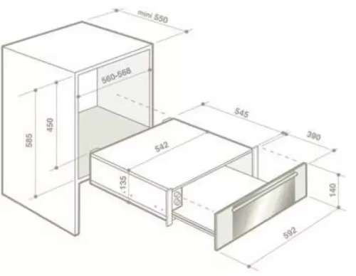 Подогреватель De Dietrich DWD 1114 X фото 2