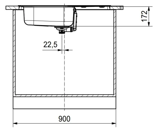 Мойка Franke LNX 611-82 сталь фото 5