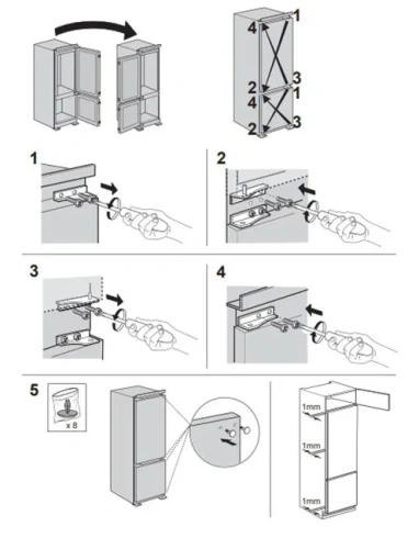 Встраиваемый холодильник Franke FCB 320 TNF NE E фото 6