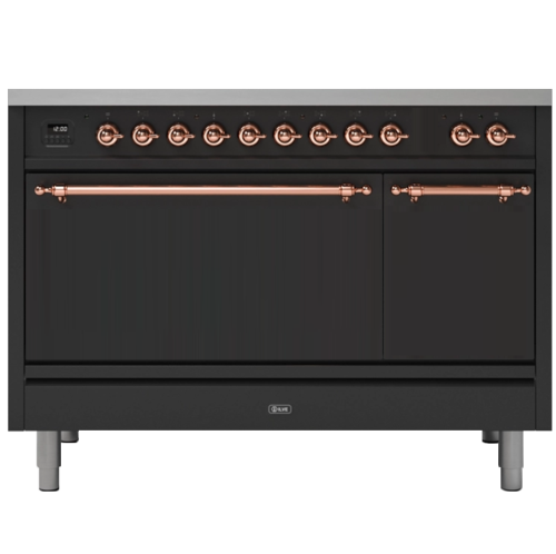 Кухонный блок ILVE P12SDQNE3/MGP матовый графит (фурн. медь)