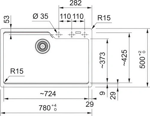 Мойка Franke UBG 610-72 оникс фото 3
