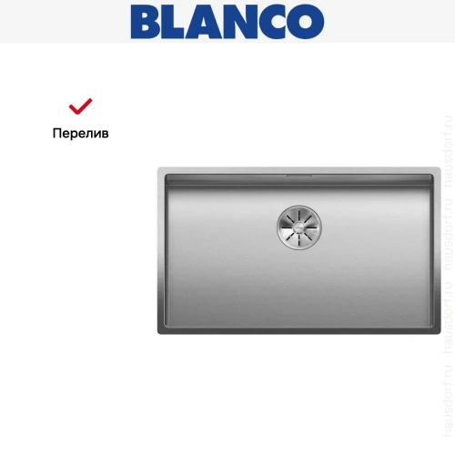 Мойка BLANCO CLARON 700-U нержавеющая сталь Durinox фото 7