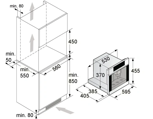 Встраиваемая кофемашина Asko CMB64GS фото 3