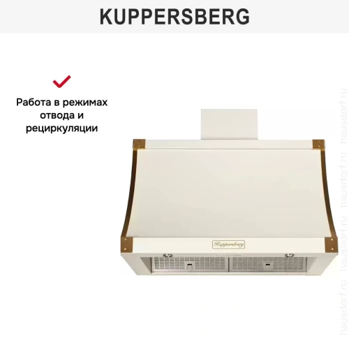Вытяжка Kuppersberg T 939 C Bronze фото 5
