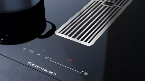 Варочная панель с вытяжкой Kuppersbusch KMI 8590.0 SR Stainless Steel фото 3