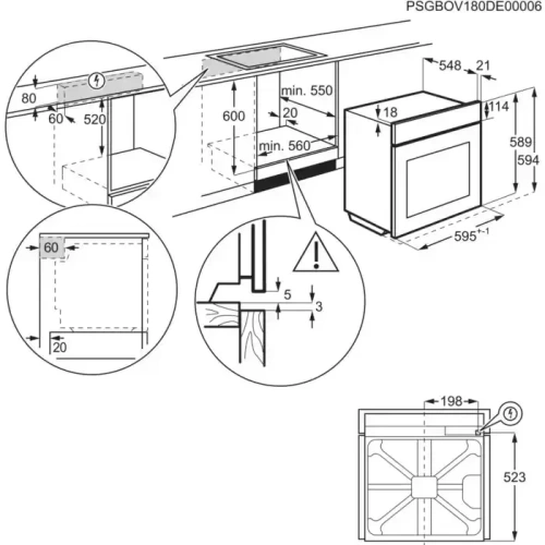 Духовой шкаф Electrolux OEM3H40TX фото 6
