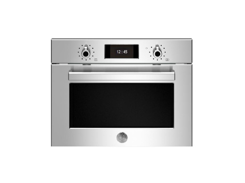 Компактный духовой шкаф Bertazzoni Professional, комбинированный с пароваркой, 60x45 см, нержавеющая сталь Нержавеющая сталь фото 2