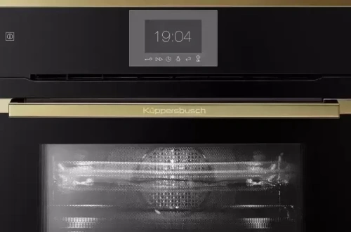 Компактный духовой шкаф с микроволнами Kuppersbusch CBM 6550.0 S4 Gold фото 2