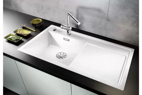 Мойка Blanco ZENAR XL 6S-F чаша слева клапан-автомат InFino® антрацит фото 2