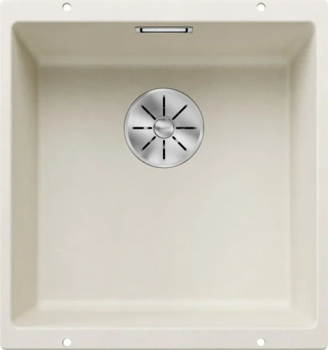 Мойка BLANCO SUBLINE 400-U Silgranit мягкий белый