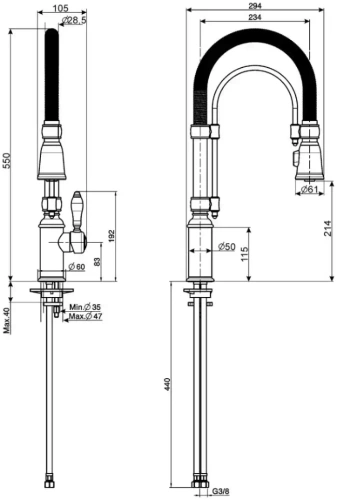 Смеситель Smeg MIDR7RA-2 фото 2