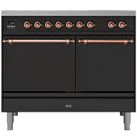 Кухонный блок ILVE PD10SQNE3/MGP матовый графит (фурн. медь)