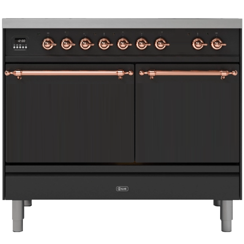 Кухонный блок ILVE PD10SQNE3/MGP матовый графит (фурн. медь)
