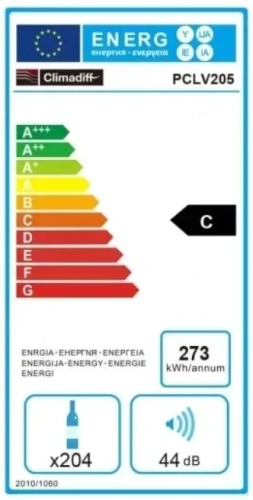 Винный шкаф Climadiff PCLV205 фото 8 Винный шкаф Climadiff PCLV205 фото 8