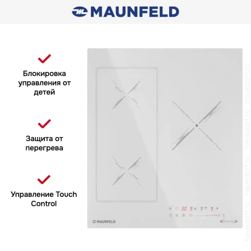 Индукционная варочная панель Maunfeld CVI453SBWHA Inverter фото 9