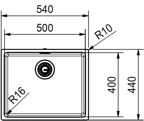 Мойка Franke FEX 110-50 сталь фото 5
