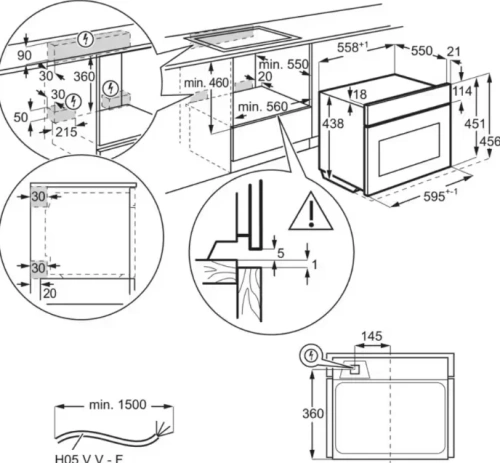 Встраиваемая микроволновая печь Electrolux EVM8E09X фото 9