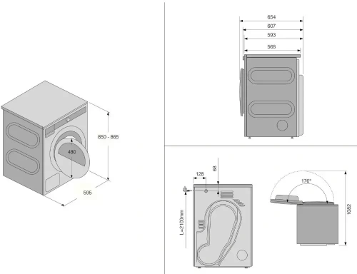 Сушильная машина Asko T409HS.W фото 12