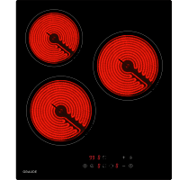 Стеклокерамическая  варочная панель GRAUDE EK 45.0 S