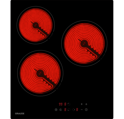 Стеклокерамическая  варочная панель GRAUDE EK 45.0 S