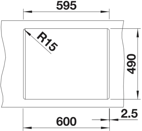 Мойка BLANCO NAYA 6 Silgranit темная скала фото 6