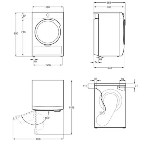 Сушильная машина AEG TR8384E фото 8