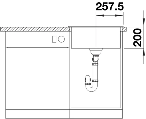 Мойка BLANCO NAYA 5 Silgranit кофе фото 5