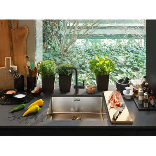 Смеситель Franke Atlas Neo сталь PVD черный матовый фото 2