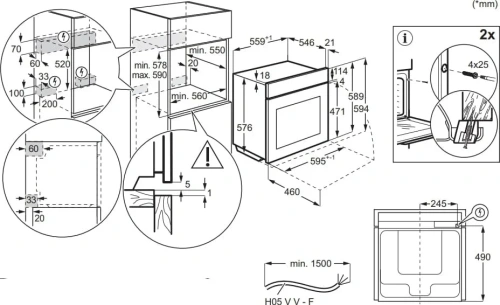 Духовой шкаф AEG OS6PB631AB фото 6