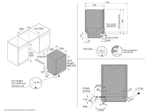 Встраиваемая посудомоечная машина Asko DFI748MU фото 6