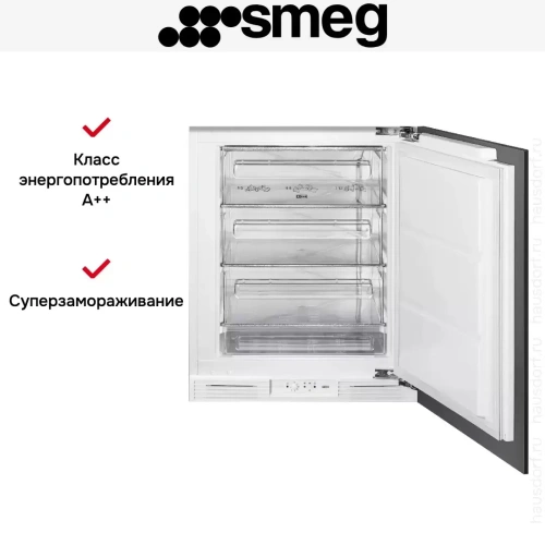 Встраиваемая морозильная камера Smeg U8F082DE фото 2