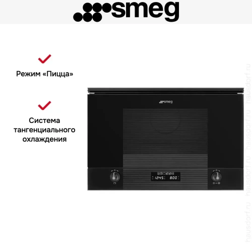 Встраиваемая микроволновая печь Smeg MP122B3 фото 6