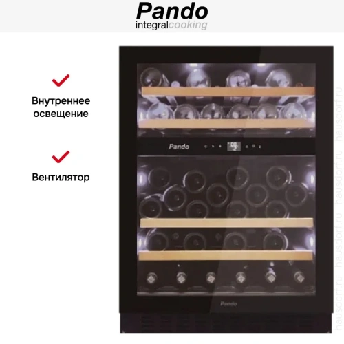 Встраиваемый винный шкаф Pando PVMBP 60-44CRL фото 7