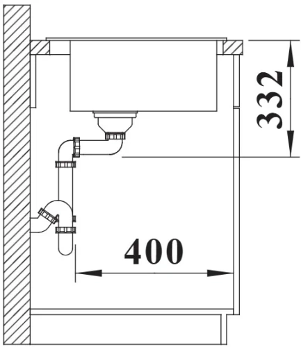 Мойка BLANCO NAYA 45 Silgranit темная скала фото 6
