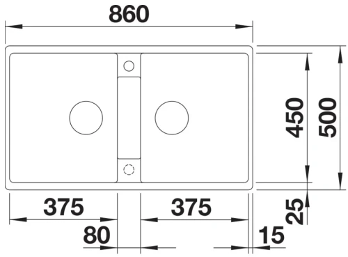Мойка BLANCO ZIA 9 Silgranit белый фото 3