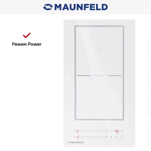 Индукционная варочная панель Maunfeld CVI292S2BWH фото 9