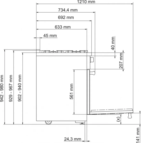 Комбинированная плита Miele HR 1936 G (серия Range Cooker) фото 4
