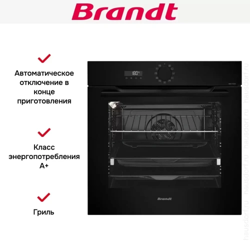 Встраиваемый духовой шкаф Brandt BOP7537BB фото 5