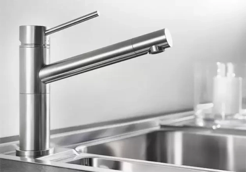 Смеситель Blanco Alta compact хром фото 4