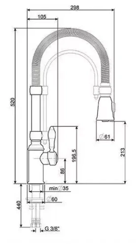 Смеситель Smeg MIDR7CR-2 фото 3