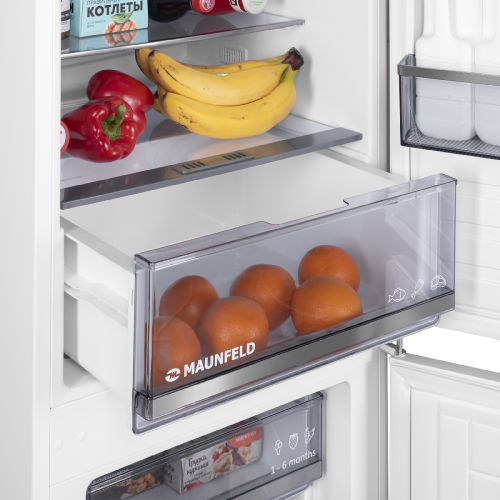 Холодильник-морозильник встраиваемый MAUNFELD MBF177SWGR фото 8