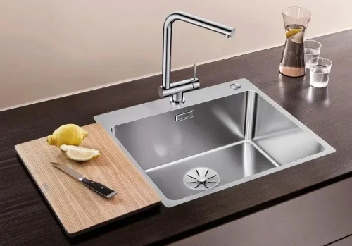 Мойка BLANCO ANDANO 500-IF/A нержавеющая сталь, клапан-автомат фото 3