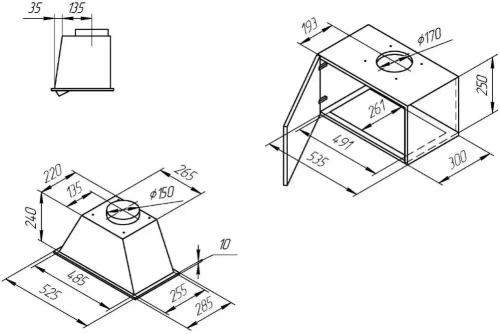 Встраиваемая вытяжка Kuppersberg INLINEA 52 W X фото 4