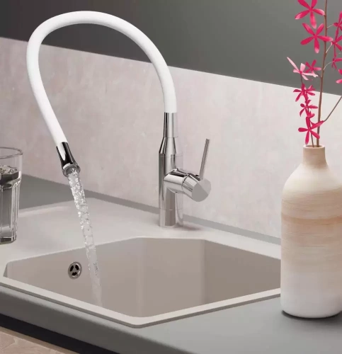 Смеситель Omoikiri YATOMI-BN-WH фото 3