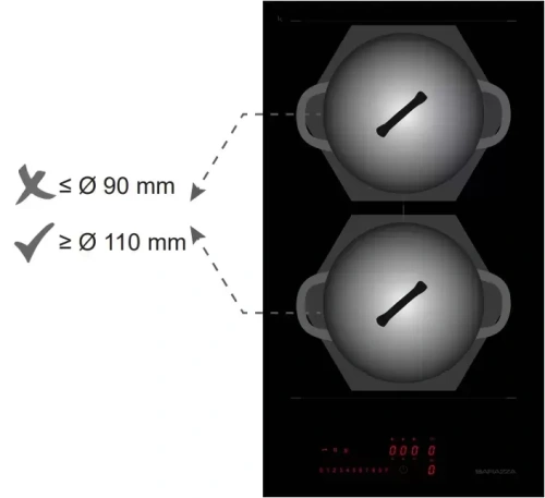 Индукционная варочная панель Barazza 1PIDC30N фото 2