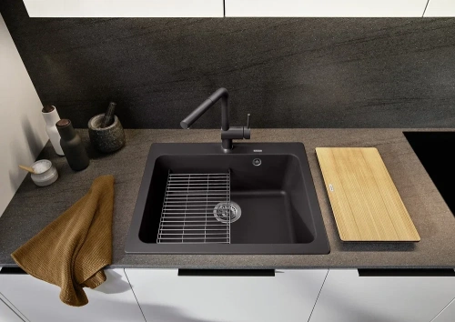 Мойка BLANCO NAYA 6 Silgranit темная скала фото 2