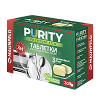 Таблетки для посудомоечных машин MAUNFELD Purity Premium ECO all in 1 MDT30PE (30 шт. в упаковке)